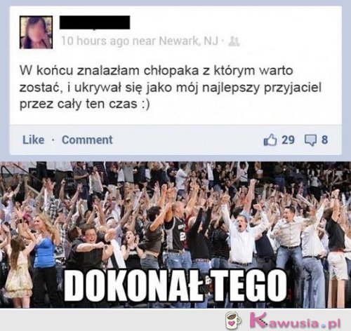 Dokonał tego, wyszedł z friendzone!