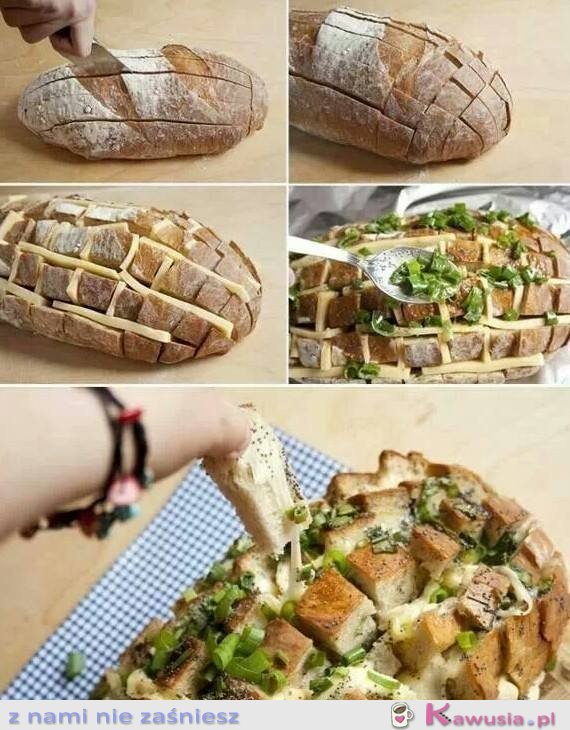 Pomysł na serowy chleb