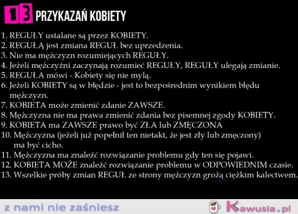 Przykazania kobiety