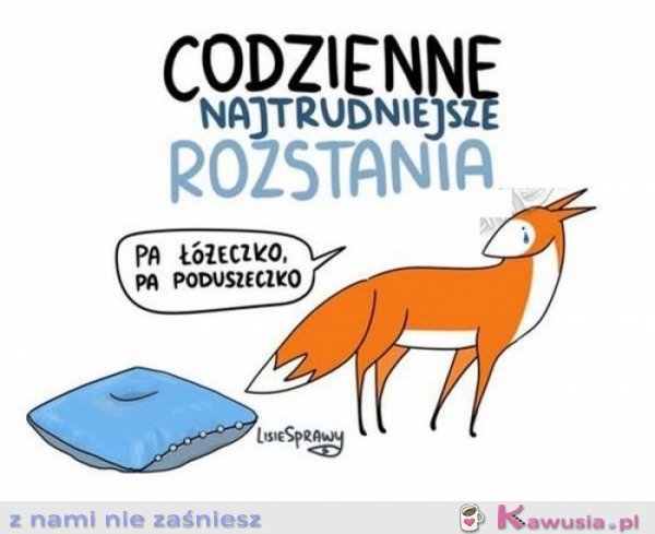 Codzienne najtrudniejsze rozstania