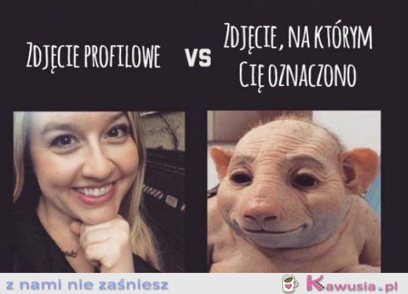 Zdjęcie profilowe vs...