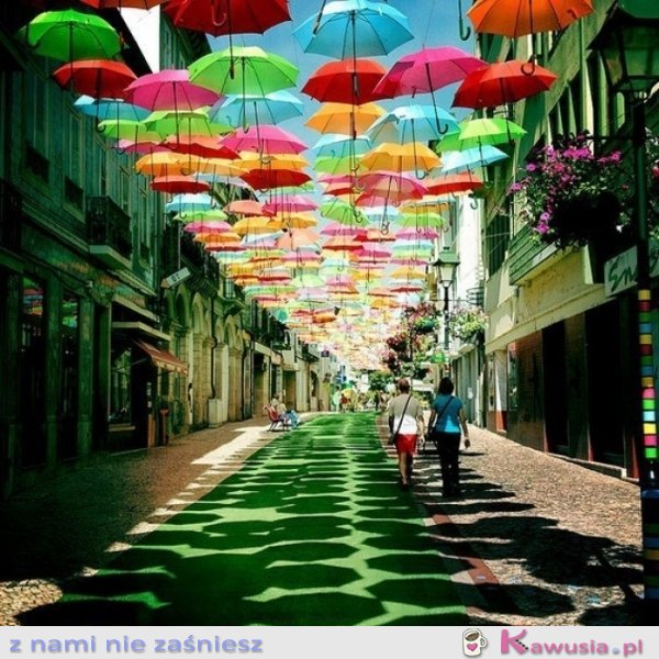 Zawieszone parasolki - Portugalia