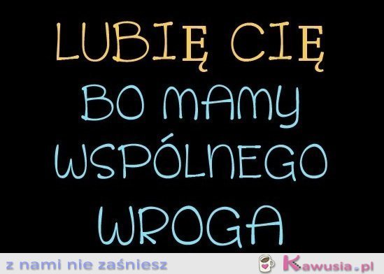 Lubię Cię bo...