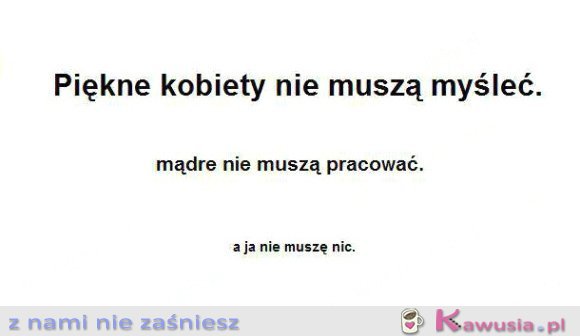 Piękne kobiety nie muszą