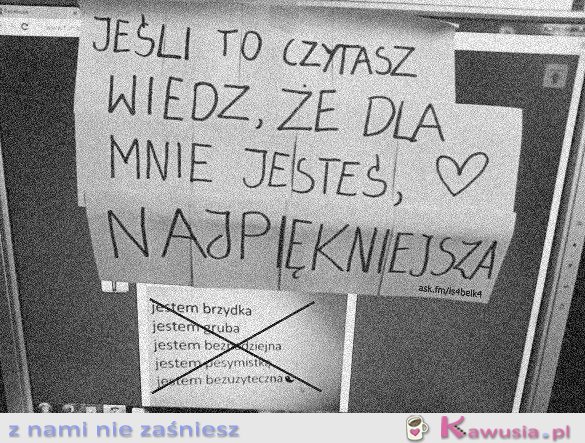 Jeśli to czytasz, wiedz...