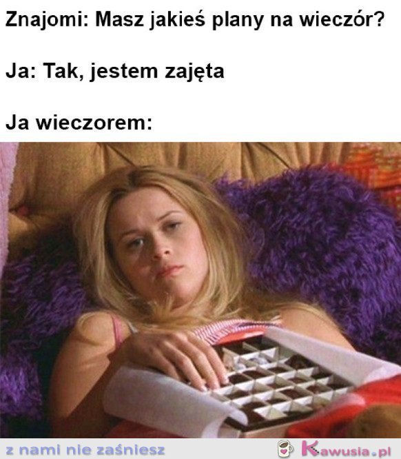 MÓJ PLAN NA WIECZÓR