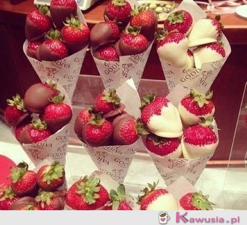 Truskawki w czekoladzie <3