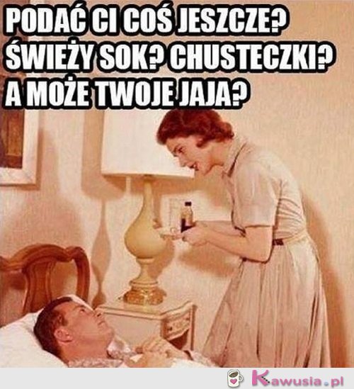 Gdy mężczyzna ma katar...