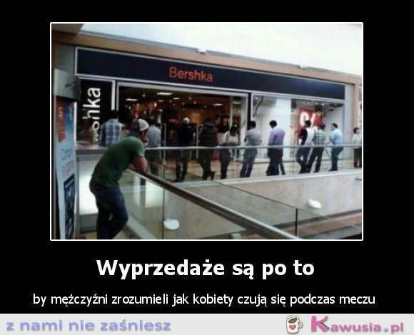 Wyprzedaże są po to...