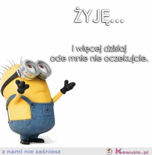 Żyję...