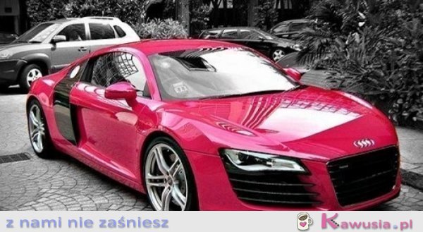 Różowe Audi