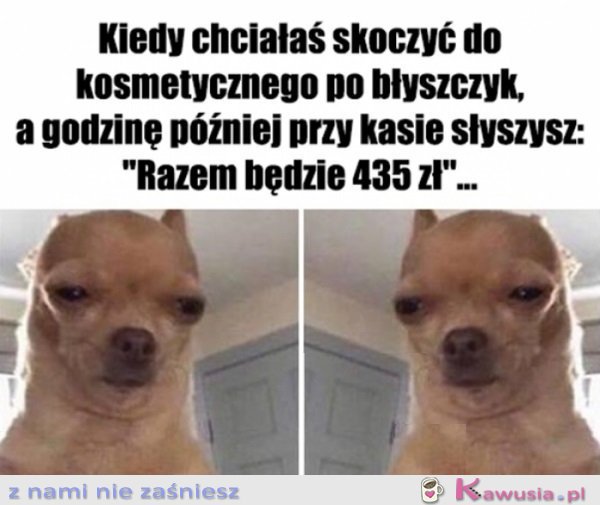 Znowu to zrobiłam...