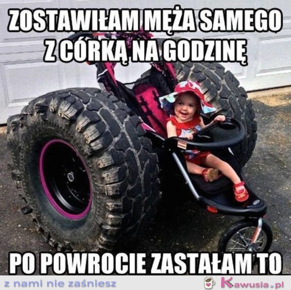 Zostawiłam męża samego