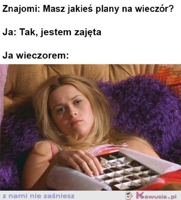 MÓJ PLAN NA WIECZÓR
