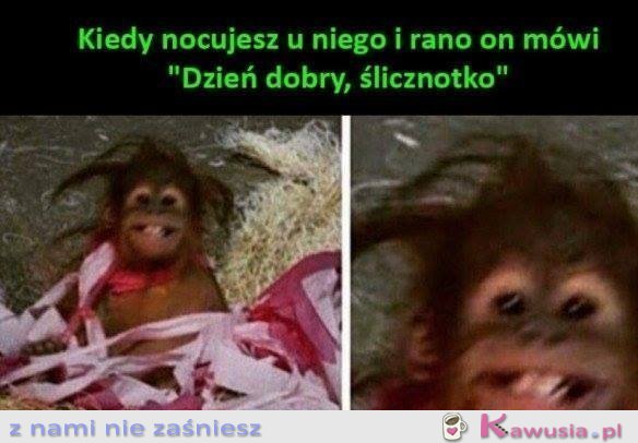 Bardzo lubię u niego spać