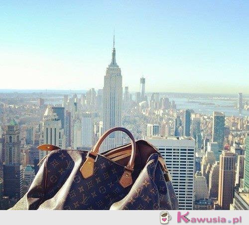 Piękna torebka i widok