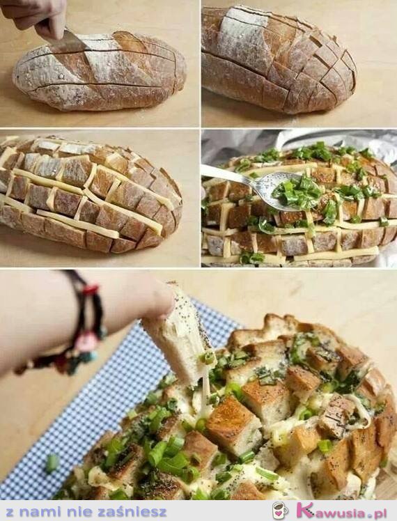 Pomysł na serowy chleb