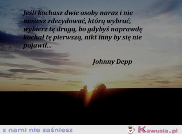 Jeśli kochasz dwie osoby naraz...