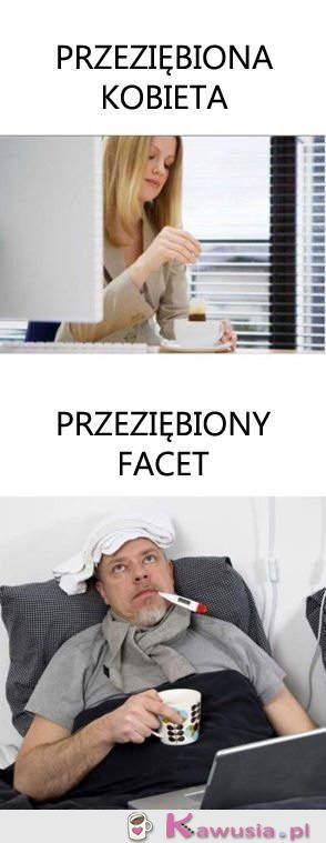 Różnica w znoszeniu przeziębienia