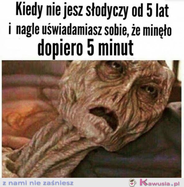 Kiedy nie jesz słodyczy