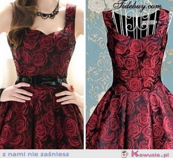 Suknia w r&oacute;że