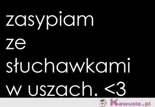 Zasypiam...