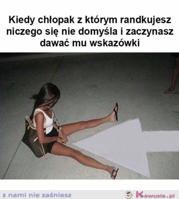 Zaczęłam dawać mu znaki