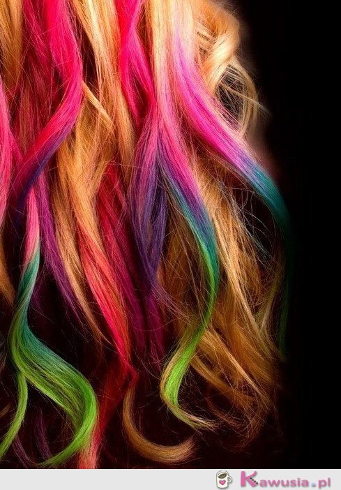 Kolorowe włosy