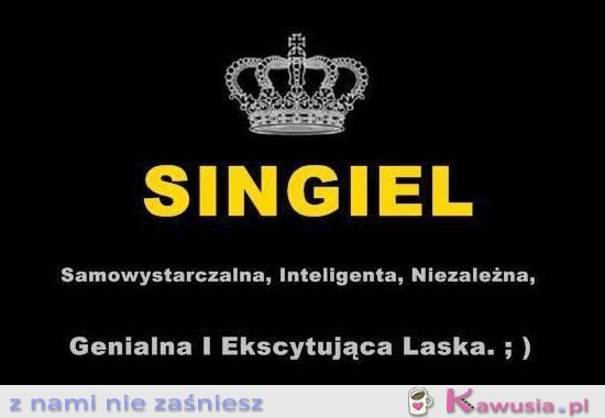 Singiel to skrót od