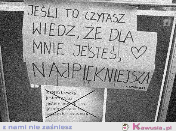 Jeśli to czytasz, wiedz...