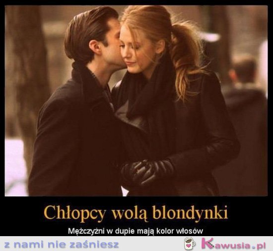 Chłopcy wolą blondynki