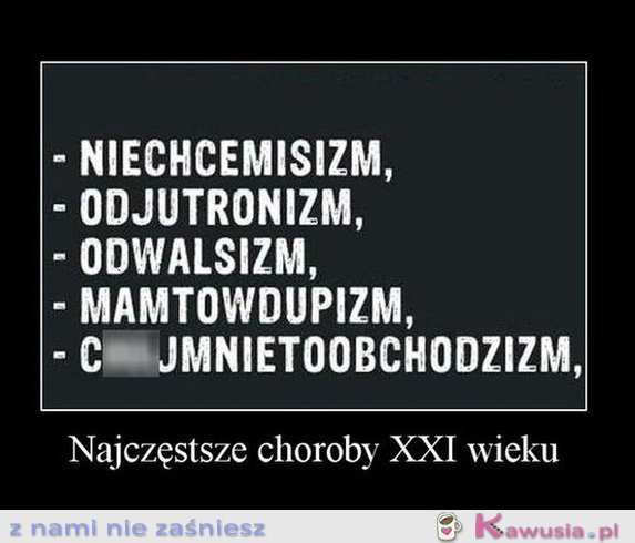 Najczęstsze choroby XXI wieku