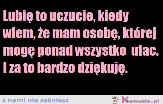 Lubię to uczucie, kiedy...