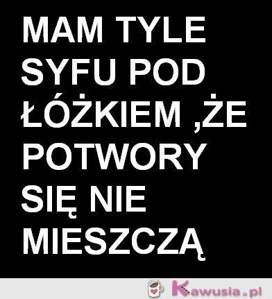 Potwory się nie mieszczą...