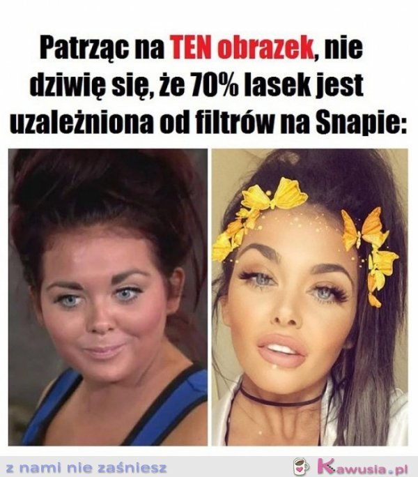 Faceci uważajcie na filtry na snapie