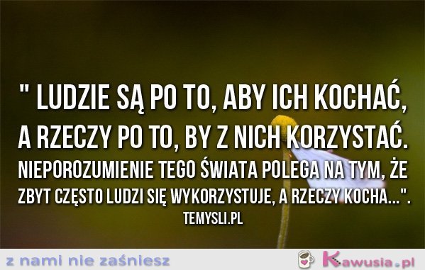 Ludzie są po to, aby