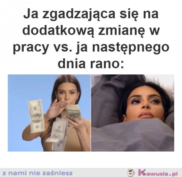 Ja zostając dodatkowo w pracy