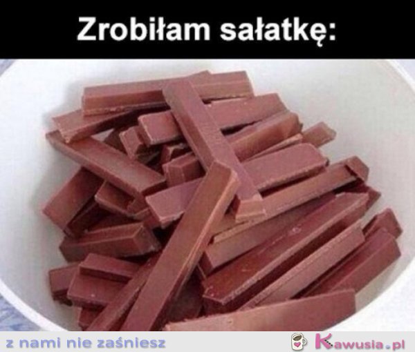 Zrobiłam sałatkę