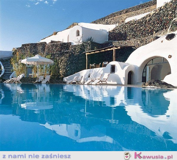 Piękne miejsce Santorini
