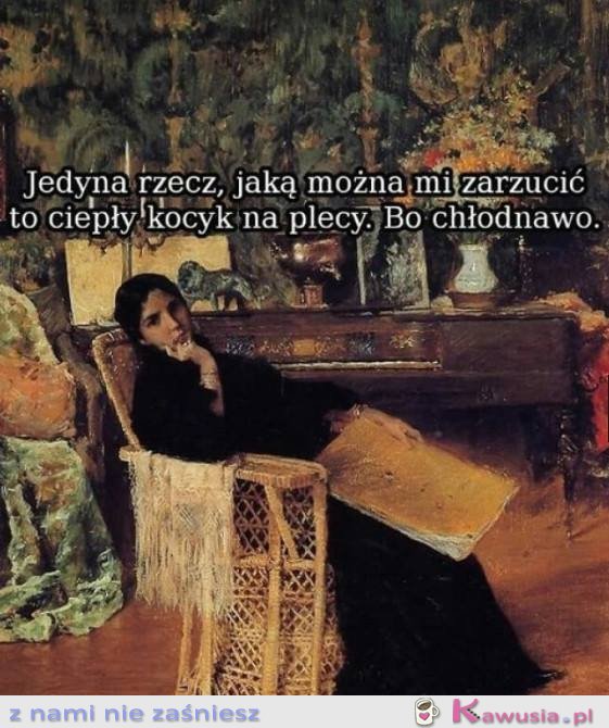 Jedyna rzecz jaką można mi zarzucić