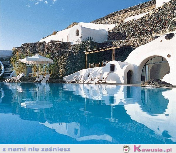 Piękne miejsce Santorini