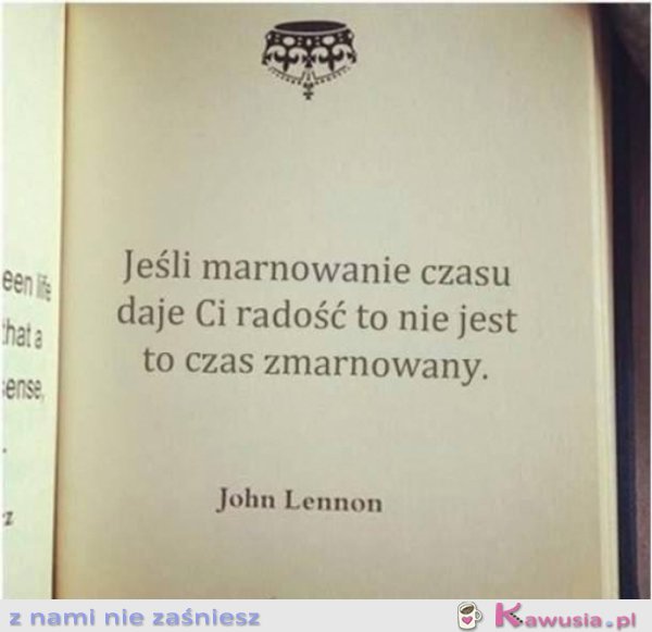 Jeśli marnowanie czasu...