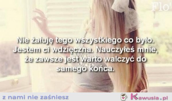 Jestem ci wdzięczna