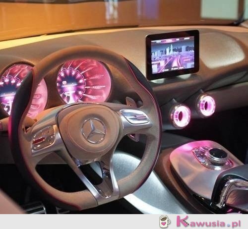 Cudowne wnętrze Mercedesa