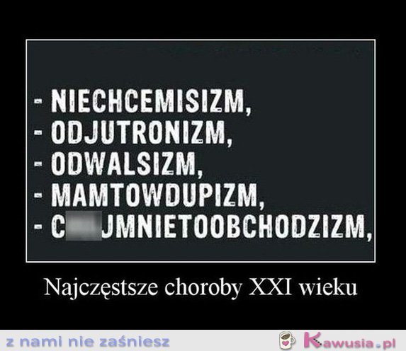 Najczęstsze choroby XXI wieku