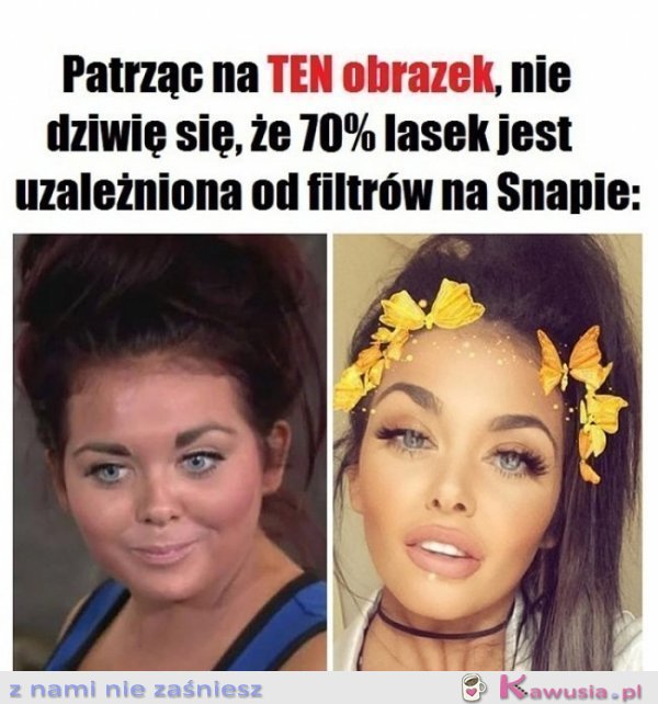 Faceci uważajcie na filtry na snapie