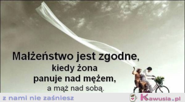 Małżeństwo jest zgodne