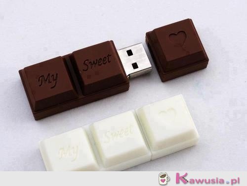 Czekoladowy pen drive