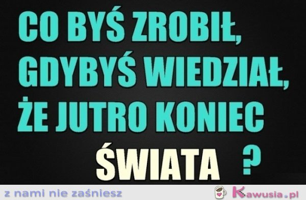 Co byś zrobił?