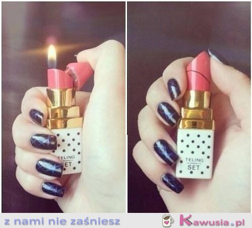 Nie palę, ale w torebce mogę taką mieć